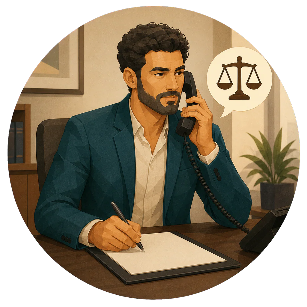कानूनी परामर्श देता Lawyer Tycoon वकील